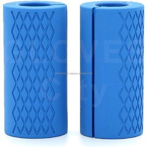 Factory Fitness Training <b>Weight</b> Lifting Heavy Duty Non-slip Thick Silicone Natural Rubber PVC Barbell Grip Pain Relief - Product Image 5