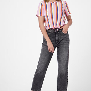 Prix bas, coton, prix de gros direct usine, vêtements pour femmes, crop top, t-shirt, meilleur prix, crop top pour femmes, t-shirt pour femmes en ligne - Product Image 3