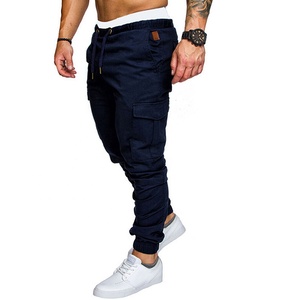 Pantalones deportivos de alta calidad para correr, pantalones personalizados en blanco, pantalones deportivos de cintura elástica para hombres - Product Image 3