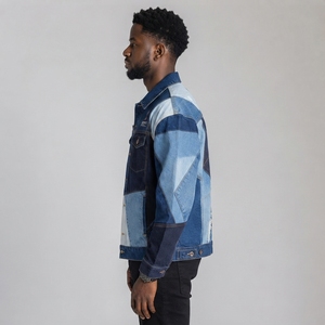 <b>Men</b> <b>Denim</b> <b>Jacket</b> Fashion Trucker Coat with Soft Durable Cotton <b>Denim</b> Fabric Button Front Closure and Comfortable <b>Men</b> <b>Denim</b> - Product Image 4