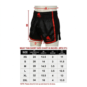 กางเกงมวยไทย OEM หลายสี ระบายอากาศได้ดี ประสิทธิภาพสูง ทนทานต่อการฉีกขาด ผลิตจากผ้าซาติน สำหรับนักมวย MMA มืออาชีพ ทั้งชายและหญิง - Product Image 4