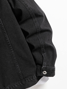 <b>Men</b> <b>Denim</b> <b>Jackets</b> Distressed for <b>Men</b> With Full Customization Custom Sport Style <b>Men's</b> Jeans <b>Jacket</b> for Outdoor Wear - Product Image 3