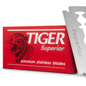 Cuchillas Desechables Tiger Superior Premium de un Solo Filo, Hechas de Acero Inoxidable Sueco con Recubrimiento de Cromo PTFE para un Afeitado Suave - Product Image 5