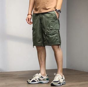 ECONEX SPORTS 2025, venta al por mayor de pantalones cortos de algodón Cargo para hombre, diseño informal con múltiples bolsillos, secado rápido, transpirable, cintura media - Product Image 3