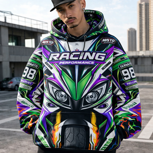 Sweat à capuche unisexe pour sportifs, en polyester, séchage rapide, écologique, mode hiver, logo en relief, broderie 3D, uni, décontracté, sport - Product Image 1