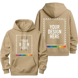 Custom Men's Pullover Hooded Sweatshirt Autumn Personalized Graphic Print Cotton Blend Casual Urban Fashion - Product Image 2