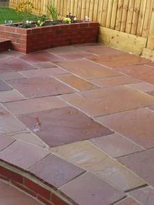 Dalles de pierre naturelle Modak Sandstone Flag Slab, surface polie, carrelage rustique pour terrasse extérieure, carrelage en grès rustique - Product Image 1