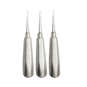 Ensemble de 6 élévateurs dentaires luxateurs pour extraction de dents, instruments en acier inoxydable avec poignée ergonomique, kit chirurgical CE Classe I - Product Image 2