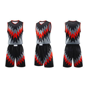 Maillots et shorts de basketball personnalisés pour hommes et femmes, uniformes d'été respirants imprimés par transfert thermique pour équipes, grandes tailles - Product Image 1