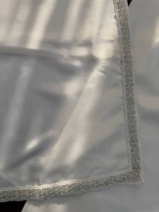 Ensemble élégant 3 pièces en crêpe brodé pour femme : Kurta droite et pantalon palazzo – Tenue de soirée ethnique - Product Image 6