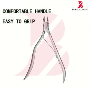 Lightweight Durable Steel Non <b>Slip</b> Easy To Use Best Supplier Superb Quality Made Pakistan Manicure Use Cuticle Nail Nippers - Product Image 3