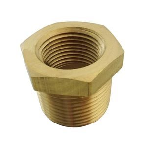 Raccord de raccordement pour réservoir d'eau en laiton, filetage mâle BSP, avec écrou de raccordement pivotant simple AOL-06 (SAE) # 130140) - Product Image 3
