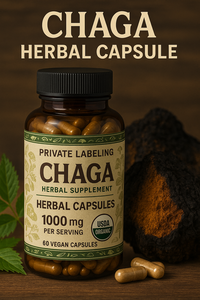 Cápsulas Orgánicas de Chaga de 1000 mg, Grado Premium, Ricas en Minerales, Silvestres, Apoyo Inmunológico, Antioxidante, Salud Intestinal, Veganas para Adultos - Product Image 3