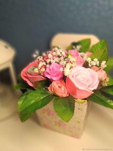 Luxury Floral Jewelry <b>Box</b> Handmade Decorative Gift <b>Box</b> Vintage Flower <b>Keepsake</b> <b>Box</b> Designer Rose Storage <b>Box</b> - Product Image 1