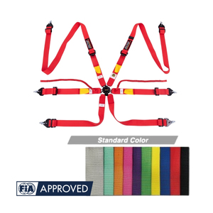 Ceinture de sécurité de course avec sangle brevetée, homologuée FIA 8853 2016, TBRACING OEM ODM, logo personnalisé, vente en gros, entrée facile - Product Image 1