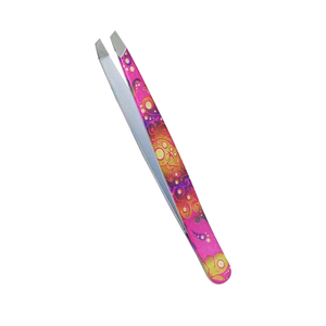 Pince à épiler de luxe ergonomique à double extrémité en acier inoxydable 2026 avec pointe inclinée de haute qualité pour maquillage et beauté - Product Image 4