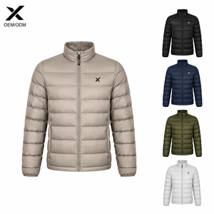 Veste d'hiver pour homme X Sports City, ultra-légère, col montant, rembourrage premium, imperméable, coupe-vent, OEM/ODM - Product Image 1
