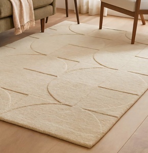 Modern Abstract Hand Tufted Wool Carpet – 100% New Zealand Wool Custom Size Luxury Area Rug Manufacturer - Product Image 4