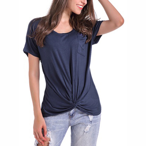 Vestido Camiseta de Algodón Suave de Alta Calidad al por Mayor para Mujer, Vestido Camiseta con Estampado Serigrafiado, Camisetas Largas Lisas para Mujer - Product Image 6