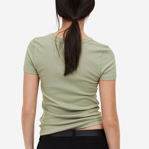 Summer <b>tops</b> women t shirts cotton print Logo short sleeved t shirt Best Quality Material Fabric - Product Image 4