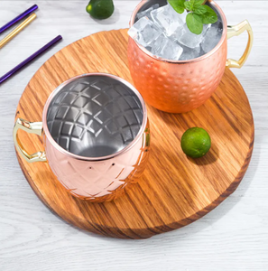 Ensemble de tasses à Moscow Mule en cuivre 100% personnalisées, incassables et élégantes - Product Image 2