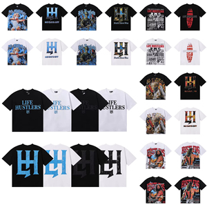 เสื้อยืดแขนสั้นคอกลมทรงปกติสำหรับผู้ชาย Life Pillars No Days สไตล์สปอร์ตแนวสตรีท ผ้าเจอร์ซีย์ผสมสแปนเด็กซ์/โพลีเอสเตอร์ สีขาวดำ - Product Image 6