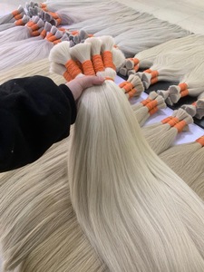 Extensions de cheveux en vrac de qualité Remy vierge crue non traitée vietnamienne Styles de vague naturels droits soyeux Machine de couleur personnalisée - Product Image 6