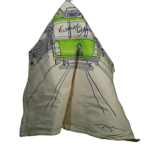 Toalla de Cocina de Algodón de Rizo con Estampado de Limones, Sostenible, Excelente Absorbencia, para Limpiar Platos, Tejida, Desechable - Product Image 3