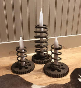 Bougeoir Design à cinq branches motif abstrait indien fabriqué à la main bougeoir classique Design rétro OEM personnalisé - Product Image 2