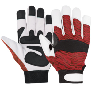 Gants de sécurité en cuir de chèvre renforcé, résistants, pour travaux industriels, construction, mécanique, avec protection des mains - Product Image 4