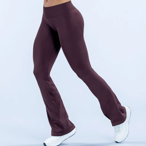 Nouveaux Leggings de Sport Évasés Sans Coutures pour Femmes, Effet Scrunch, Haute Élasticité, pour Yoga et Fitness - Product Image 5