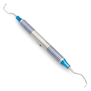 Curette universelle double extrémité 17/18 pour instrument de détartrage parodontal dentaire, en acier inoxydable chirurgical avec manche creux - Product Image 1