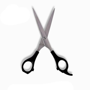 Ciseaux de coiffure d'entraînement avec manche en plastique, logo personnalisé, fournis directement par l'usine, en acier inoxydable à haute teneur en carbone - Product Image 6