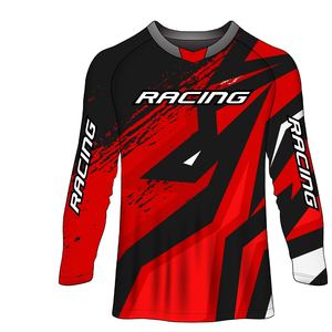 Maillot de course de moto pour adultes, impression par sublimation, motocross, best-seller, séchage rapide, 100% polyester avec design personnalisé - Product Image 1