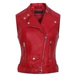 Chaleco de Motociclismo Profesional de Cuero, Resistente al Viento, Talla Grande, Chaleco de Seguridad para Carreras, para Hombre, Fabricante Personalizado 2026 - Product Image 2