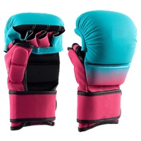 Gants de Sparring MMA et Sanda en Cuir Professionnel de Qualité Supérieure, Poignées Antidérapantes, Imperméables, Logo et Couleur Personnalisables, Cyclisme