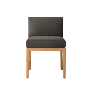 Chaise de salle à manger d'extérieur moderne en teck massif avec coussin confortable, résistante aux intempéries, meubles écologiques, personnalisation possible - Product Image 3