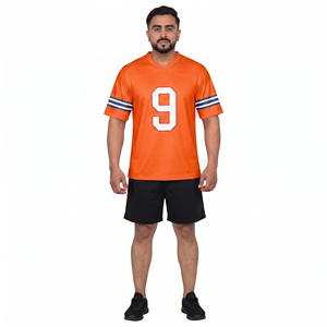 เสื้ออเมริกันฟุตบอลของแท้สำหรับผู้ชายทีมซินซินนาติ bengals Chase 30 andrei iosivas 5 TEE ไซส์ใหญ่ระบายอากาศได้ - Product Image 1