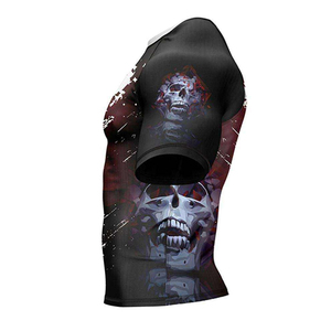 OEM Sports Compression Outfit Athletic Sweat Wicking Quick Dry Base Layer Sublimation Print Body Fitted Shirt MMA BJJ Rash Guard - Product Image 4