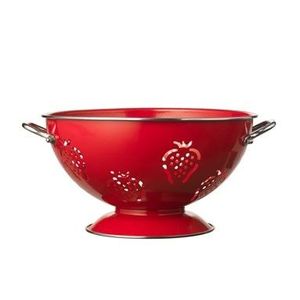 Panier passoire en métal à grandes mailles pour égoutter les pâtes bouillies, les pommes de terre, les fruits et les légumes fraîchement lavés - Product Image 1