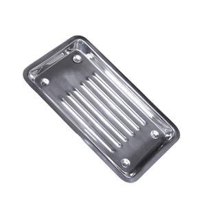 ถาดสแตนเลสสำหรับเก็บเครื่องมือทันตกรรม ขนาด 7.5''x4''x0.5'' สำหรับเก็บเครื่องมือคิวเร็ตต์ โพรบ และอุปกรณ์อื่นๆ สำหรับทันตแพทย์ - Product Image 4