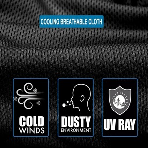 Masque facial balaclava bleu foncé unisexe, extensible en spandex, respirant, imperméable, coupe-vent, réglable, pour les sports de plein air, vêtements d'hiver - Product Image 4