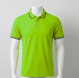 Polo en piqué pour homme avec logo personnalisé, respirant, en coton, manches courtes, polos de golf de haute qualité, polos de sport personnalisables - Product Image 3