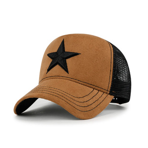 Casquette Snapback en Maille à 5 Panneaux avec Bord Incurvé et Broderie Personnalisée de Haute Qualité, Chapeaux Trucker Unisexe avec Patch Personnalisé – Vente en Gros - Product Image 2