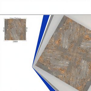 กระเบื้องปูพื้นพอร์ซเลนเคลือบดิจิตอลกันลื่นขนาด 40x40 ซม. - กระเบื้องปูพื้นลายพิเศษแบบกึ่งด้านสำหรับห้องน้ำในห้างสรรพสินค้า - Product Image 1