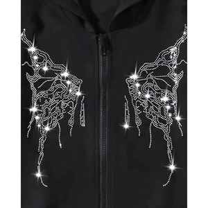 Hot Selling Men Rhinestone Tracksuit Casual Wear New Design Adults Sizes Breathable Custom Made Men Rhinestone Tracksuit - Product Image 5