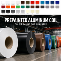 Fabriqué sur mesure en alliages 3003, 3104, 3105 pour la production générale de tôles métalliques, bobine d'aluminium peinte