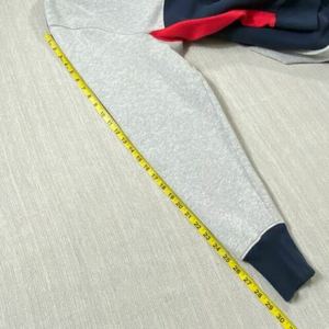 <b>Men</b> Color Blocking Crewneck Sweatshirt Regular Fit Knitted Cotton <b>Pullover</b> With Pocket Casual Autumn Style - Product Image 2