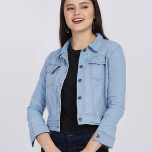 Chaqueta Acolchada de Algodón para Mujer con Logotipo Bordado Personalizado, Transpirable y Ecológica, Cierre de un Solo Botón - Product Image 1