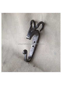 Crochet métallique décoratif en fonte antique Cintre fait à la main pour placard Garage Porte-ustensiles UCI Inde-Prix - Product Image 3